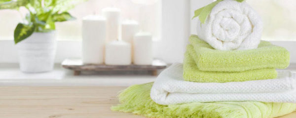 Textiles d'essuyage pour salles de bains